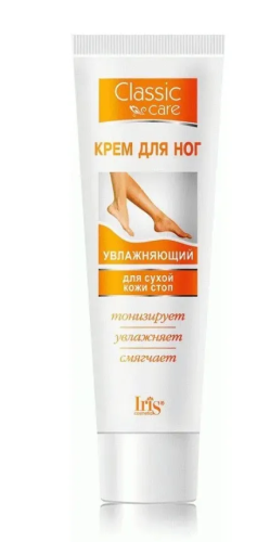 IRIS крем д/ног увлажняющий д/сухой кожи стоп 100мл